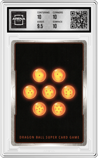 Erase a Universe from the 2022 Dragon Ball S set graded by Arena Club and given an overall grade of 10.