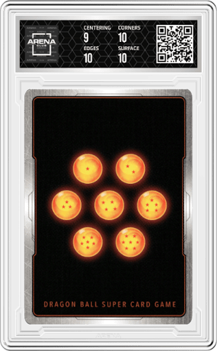 Android 18, Accel Dance from the 2023 Dragon Ball S set graded by Arena Club and given an overall grade of 9.5.