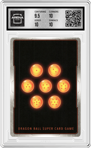 General Blue, Ever Loyal from the 2022 Dragon Ball S set graded by Arena Club and given an overall grade of 10.