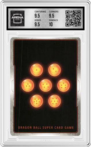 Cooler, Mightiest Sibling in Space from the 2022 Dragon Ball S set graded by Arena Club and given an overall grade of 10.