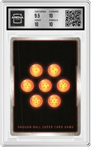 Supreme Kai of Time, Opposing The Empire from the 2022 Dragon Ball S set graded by Arena Club and given an overall grade of 10.