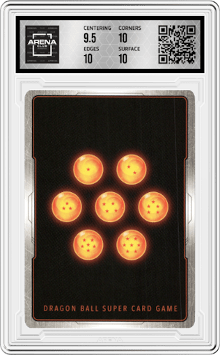 Infinite Multiplication Meta-Cooler from the 2022 Dragon Ball S set graded by Arena Club and given an overall grade of 10.