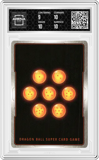 Weight on One's Shoulders from the 2022 Dragon Ball S set graded by Arena Club and given an overall grade of 9.5.