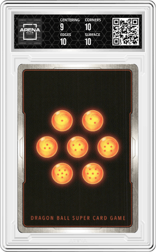 Lightning Sentence from the 2022 Dragon Ball S set graded by Arena Club and given an overall grade of 9.5.