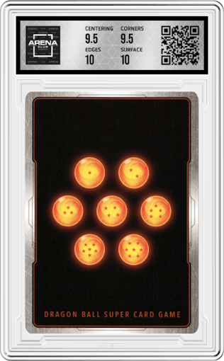 Korun, Angel of Universe 8 from the 2022 Dragon Ball S set graded by Arena Club and given an overall grade of 10.