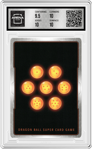 SS2 Kefla, Warming Up from the 2023 Dragon Ball S set graded by Arena Club and given an overall grade of 10.