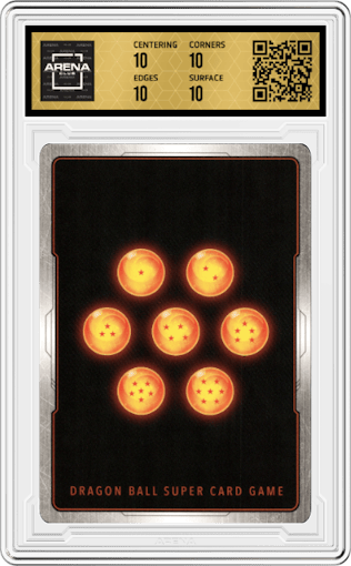 Martinne, Angel of Universe 12 from the 2022 Dragon Ball S set graded by Arena Club and given an overall grade of 10.