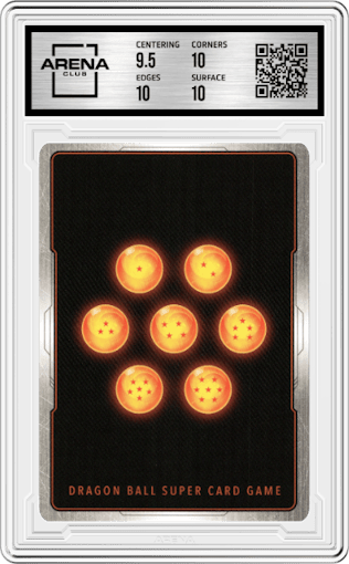 Erase a Universe from the 2022 Dragon Ball S set graded by Arena Club and given an overall grade of 10.