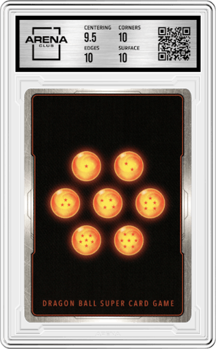 Planet Mogina Monster from the 2022 Dragon Ball S set graded by Arena Club and given an overall grade of 10.