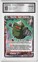 Panchia, Team Attacker from the 2023 Dragon Ball S set graded by Arena Club and given an overall grade of 10.