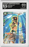 Elegant Assistance Heles from the 2018 Dragon Ball S set graded by Arena Club and given an overall grade of 9.5.
