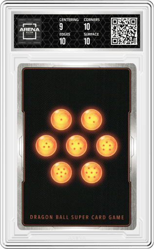 Android 21, Mandatory Gathering from the 2023 Dragon Ball S set graded by Arena Club and given an overall grade of 9.5.