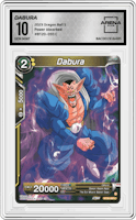Dabura from the 2023 Dragon Ball S set graded by Arena Club and given an overall grade of 10.