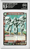 Infinite Multiplication Meta-Cooler from the 2022 Dragon Ball S set graded by Arena Club and given an overall grade of 9.5.