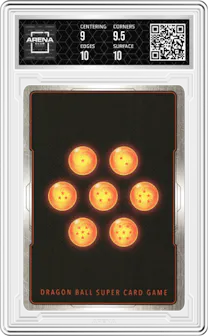 Weight on One's Shoulders from the 2022 Dragon Ball S set graded by Arena Club and given an overall grade of 9.5.