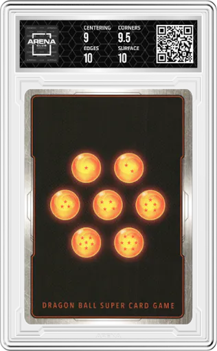 Weight on One's Shoulders from the 2022 Dragon Ball S set graded by Arena Club and given an overall grade of 9.5.