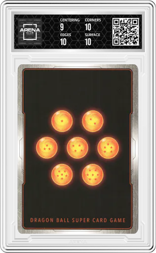 Invasion of the Dark Empire from the 2022 Dragon Ball S set graded by Arena Club and given an overall grade of 9.5.