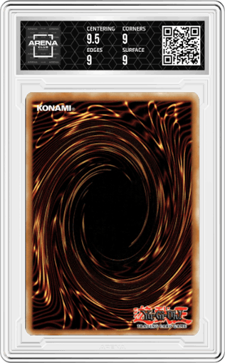 Abare Ushioni from the 2005 Yu-Gi-Oh! set graded by Arena Club and given an overall grade of 9.