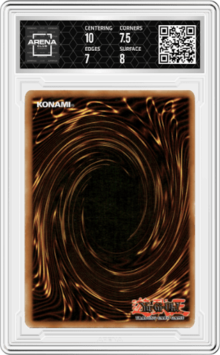 Giant Orc from the 2003 Yu-Gi-Oh! set graded by Arena Club and given an overall grade of 7.5.