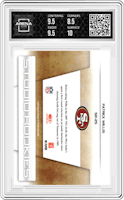Patrick Willis from the 2007 Leaf Rookies & Stars set graded by Arena Club and given an overall grade of 9.