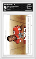 Patrick Willis from the 2007 Leaf Rookies & Stars set graded by Arena Club and given an overall grade of 9.