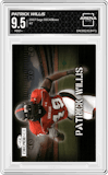 Patrick Willis from the 2007 Sage DECADEnce set graded by Arena Club and given an overall grade of 9.5.