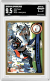 Brian Dawkins from the 2011 Topps set featuring a Gold parallel graded by Arena Club and given an overall grade of 9.5.