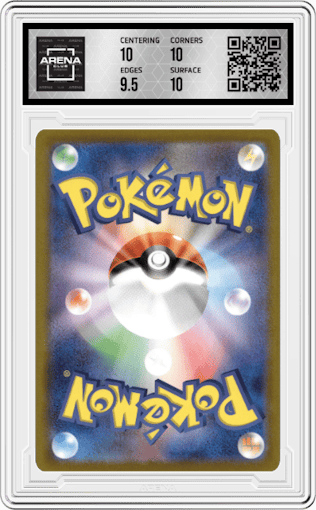 Arezu from the 2022 Pokemon SWSH JPN set graded by Arena Club and given an overall grade of 10.