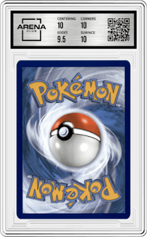 Radiant Blastoise from the 2022 Pokemon SWSH set graded by Arena Club and given an overall grade of 10.