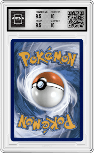 Arcanine EX from the 2023 Pokemon SV set graded by Arena Club and given an overall grade of 10.