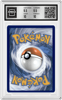 Great Tusk ex from the 2023 Pokemon SV set graded by Arena Club and given an overall grade of 10.