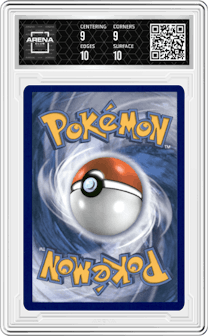 Radiant Hawlucha from the 2022 Pokemon SWSH set graded by Arena Club and given an overall grade of 9.5.