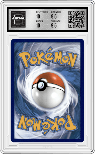 Bunnelby from the 2021 Pokemon SWSH set graded by Arena Club and given an overall grade of 10.