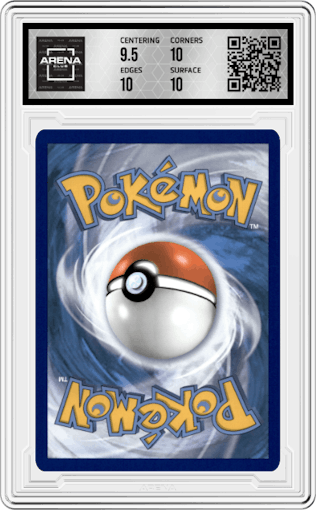 Galarian Zigzagoon from the 2021 Pokemon SWSH set graded by Arena Club and given an overall grade of 10.