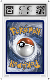 Hisuian Typhlosion VSTAR from the 2022 Pokemon SWSH set graded by Arena Club and given an overall grade of 10.