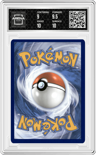 Bombirdier from the 2023 Pokemon SV set graded by Arena Club and given an overall grade of 9.5.