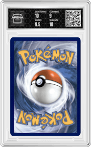 Pikachu from the 2021 Pokemon SWSH set graded by Arena Club and given an overall grade of 9.5.