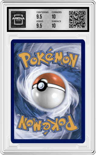 Lucario VStar from the 2023 Pokemon SWSH set featuring a Crown Zenith ETB parallel graded by Arena Club and given an overall grade of 10.