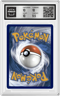 Unown V from the 2022 Pokemon SWSH set graded by Arena Club and given an overall grade of 10.