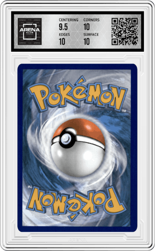 Memory Capsule from the 2020 Pokemon SWSH set graded by Arena Club and given an overall grade of 10.