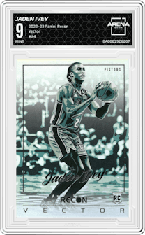 Jaden Ivey from the 2022-23 Panini Recon set graded by Arena Club and given an overall grade of 9.