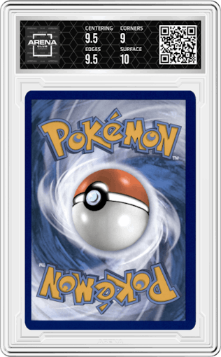 Wo-Chien EX from the 2023 Pokemon SV set graded by Arena Club and given an overall grade of 9.5.