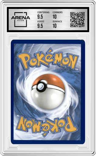 Quaquaval EX from the 2023 Pokemon SV set graded by Arena Club and given an overall grade of 10.