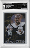 Emmitt Smith from the 2022 Panini Illusions set graded by Arena Club and given an overall grade of 9.