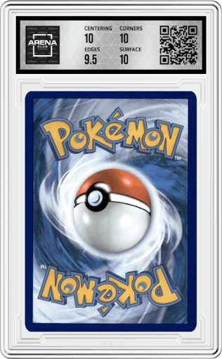 Raikou from the 2020 Pokemon SWSH set graded by Arena Club and given an overall grade of 10.