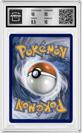 M Charizard EX from the 2016 Pokemon XY set graded by Arena Club and given an overall grade of 10.