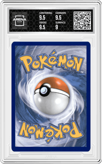 Charizard  from the 2016 Pokemon XY set graded by Arena Club and given an overall grade of 9.5.