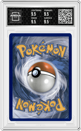 Charizard  from the 2016 Pokemon XY set graded by Arena Club and given an overall grade of 9.5.