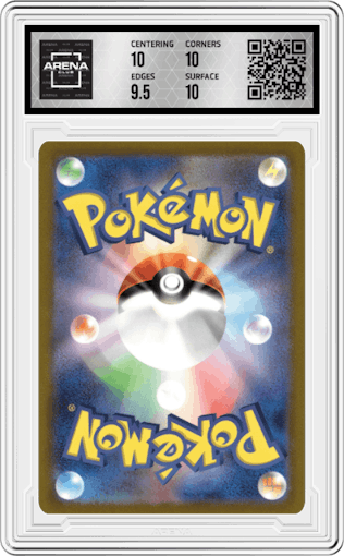 Wigglytuff ex from the 2023 Pokemon SV JPN set graded by Arena Club and given an overall grade of 10.