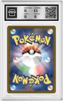 Geodude from the 2023 Pokemon SV JPN set graded by Arena Club and given an overall grade of 10.